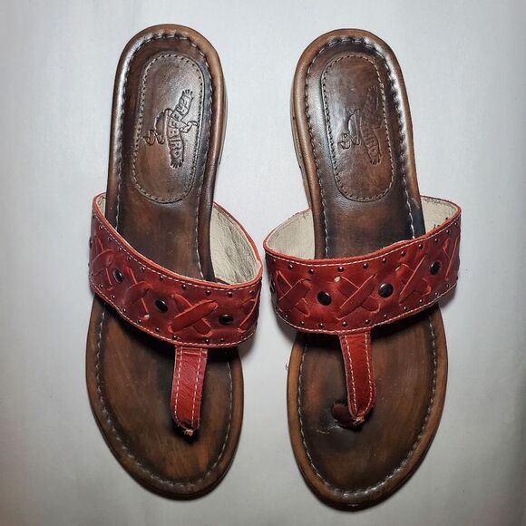 Freebird Red Shay Sandals Size 8 - Picture 3 of 11
